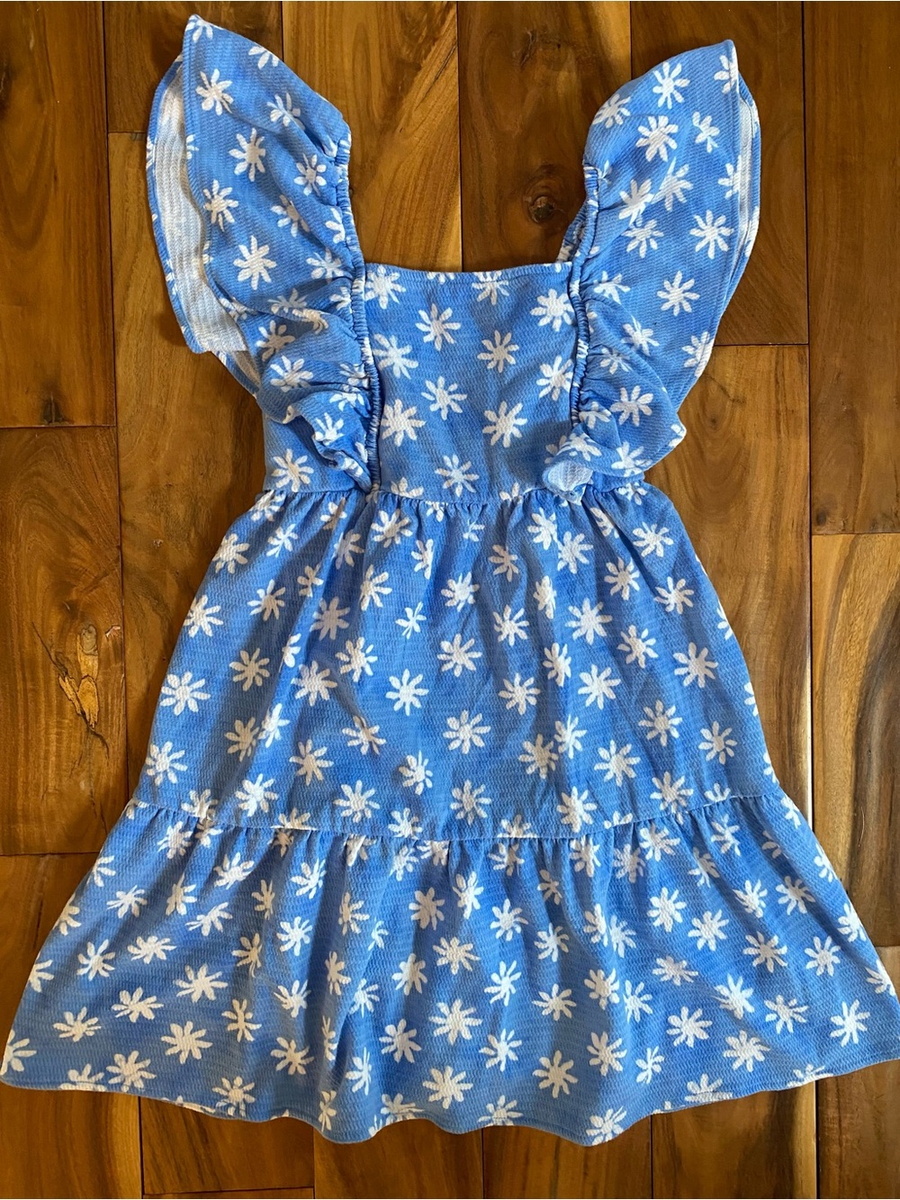 Gap Girl’s Blue Flower Daisy Sundress Size L Large 10